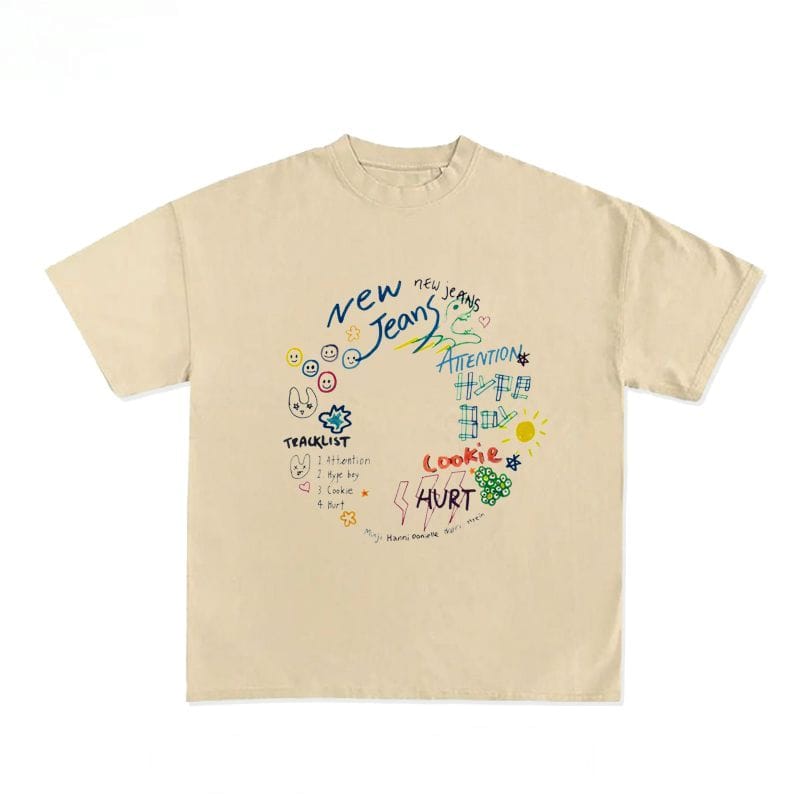 NEWJEANS T-SHIRT 100% COTTON