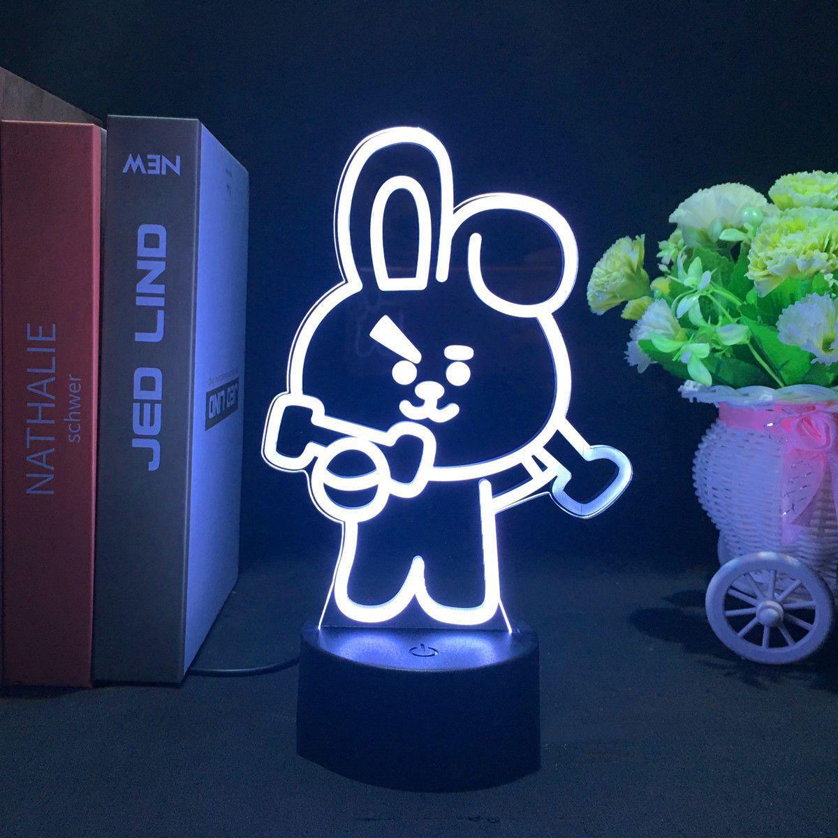 BT21 LAMP LED COLOR CHANGING LIGHT (16 COLORS) WITH REMOTE CONTROL