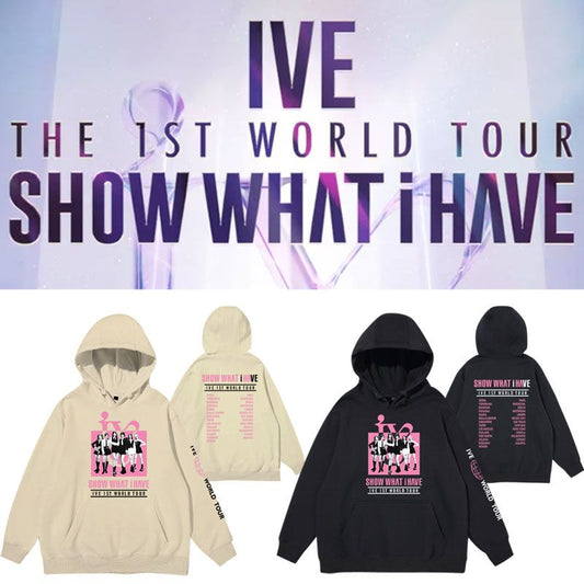 IVE MERCH 1st WORLD TOUR 2024 “ Show what I have” HOODIE