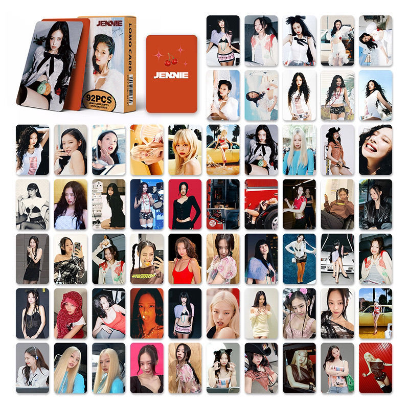 PHOTOCARDS JENNIE  MANTRA + STICKERS (92 PCS)