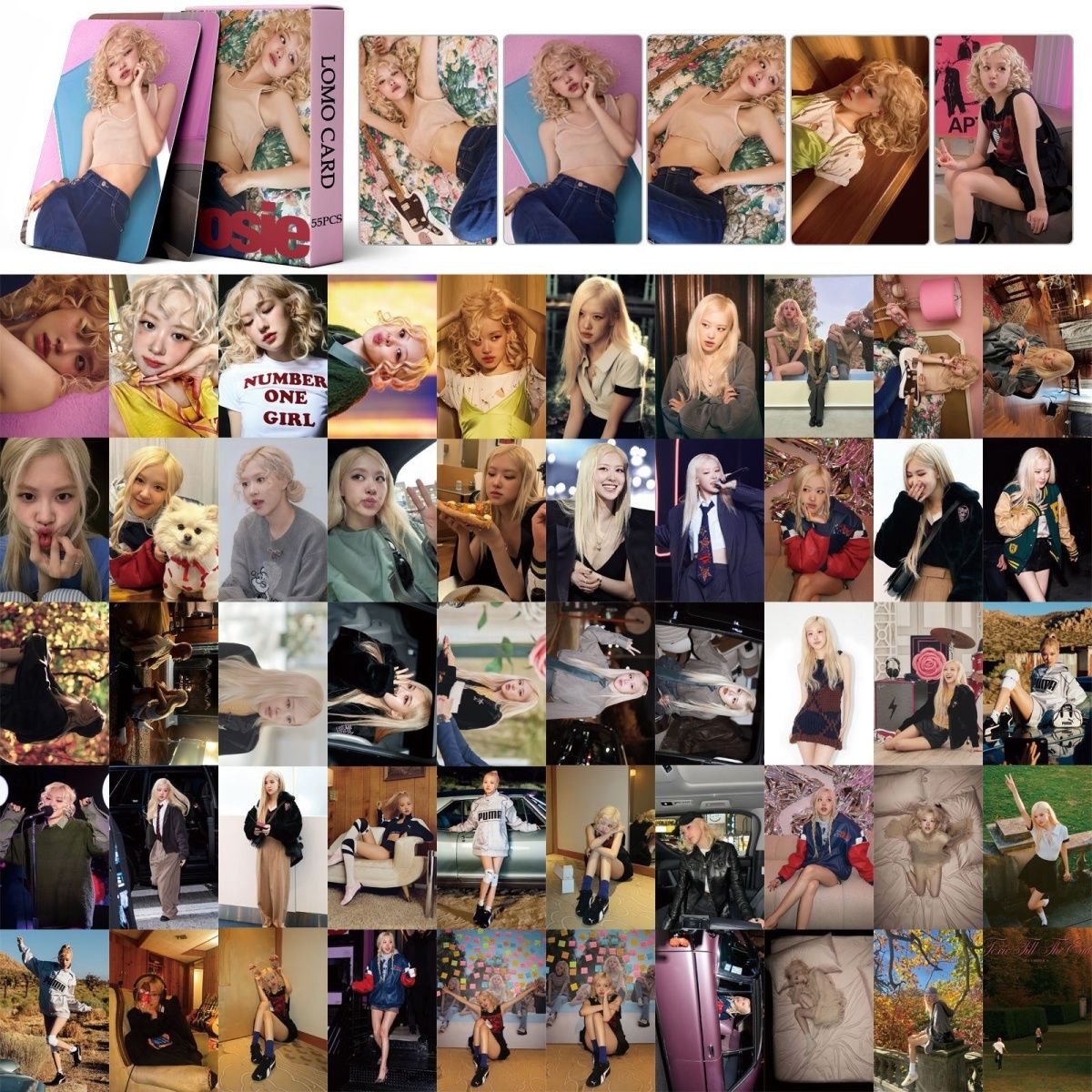 PHOTOCARDS ROSÉ - ROSIE 55 PCS