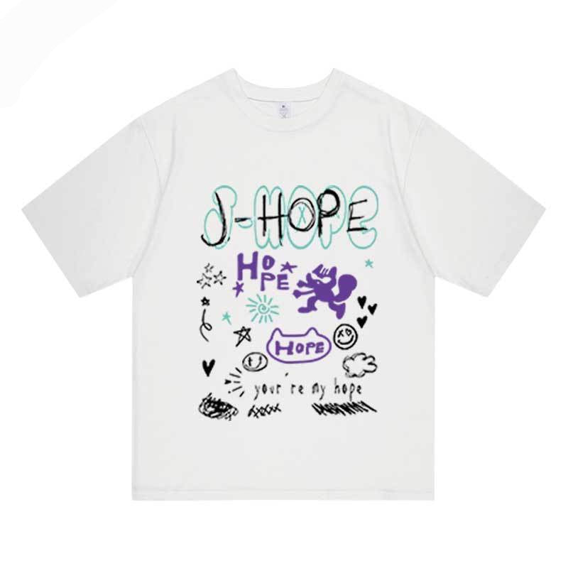 JHOPE ON THE STAGE TOUR T-SHIRTS 100% COTTON