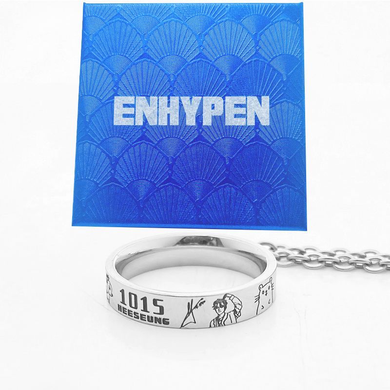 ENHYPEN NECKLACE (CHAIN + RING) all members