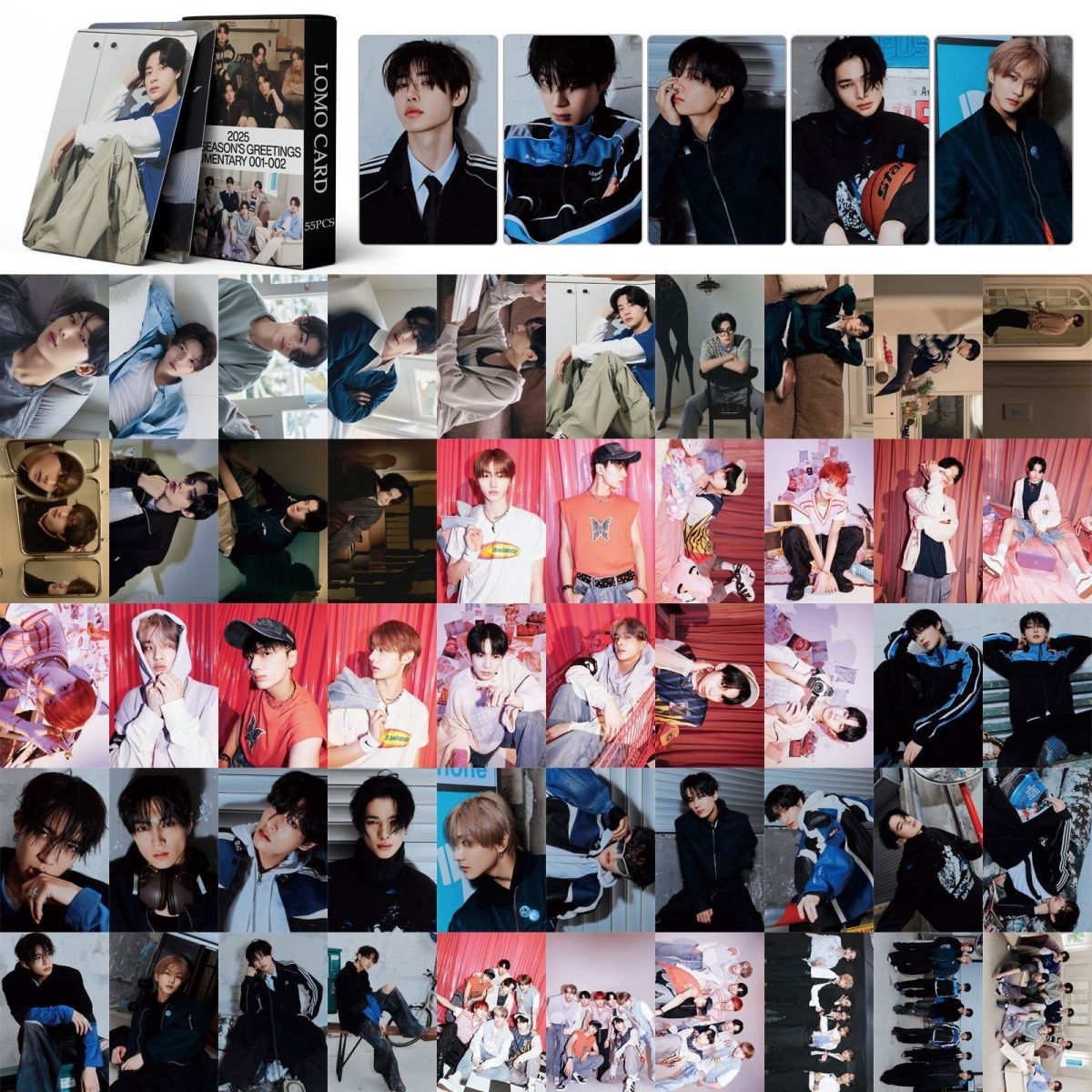 PHOTOCARDS ENHYPEN SEASON'S GREETINGS 55 PCS