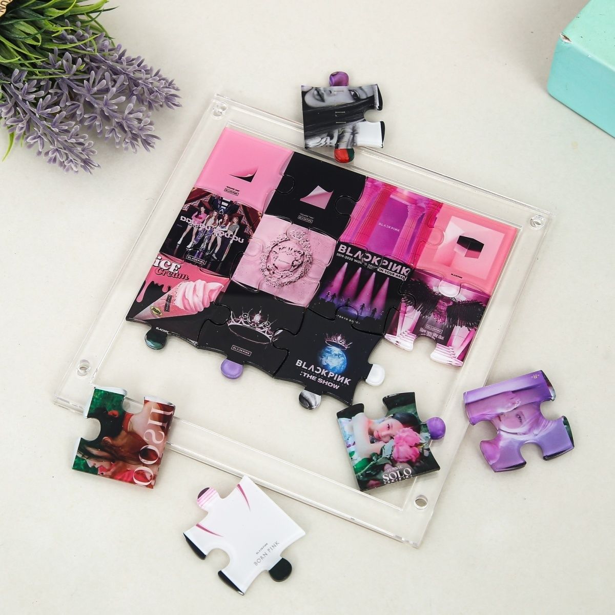 BLACKPINK ALBUMS DECORATIVE PUZZLE BOARD