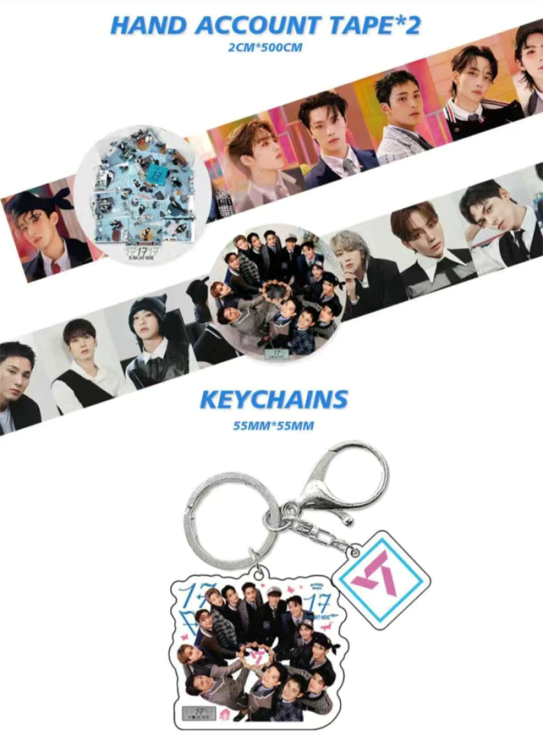 SEVENTEEN MERCH “17 Is Right Here” BOX 162 PIECES (GIFT BOX WITH MULTIPLE ITEMS!✨)