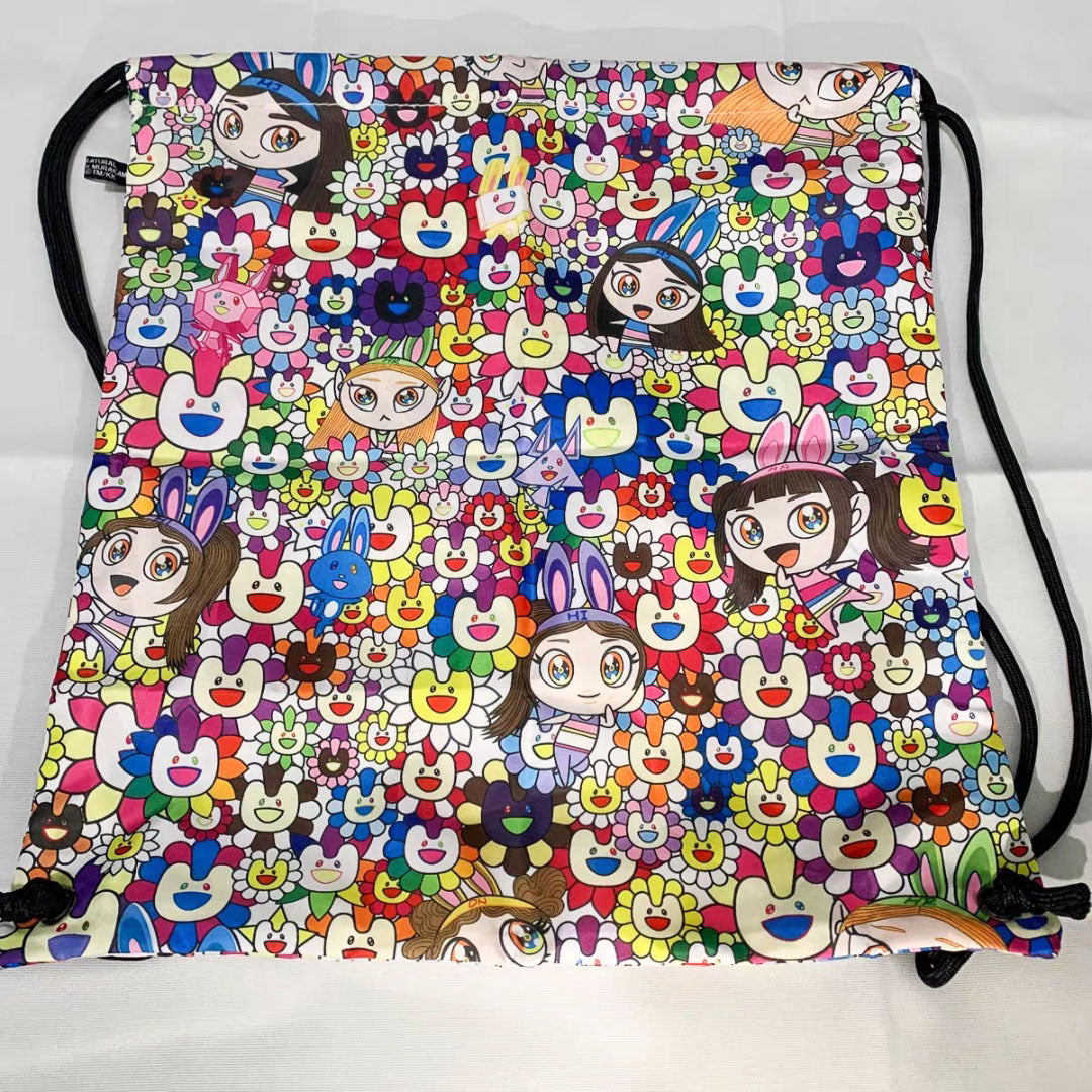 NJZ NEWJEANS DRAWSTRING BAG WITH CUSTON BOX AND ACCESSORIES