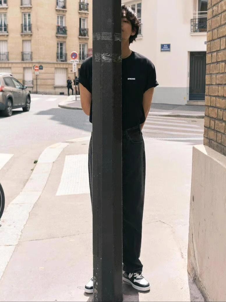 BTS MERCH V T-SHIRT 100% COTTON