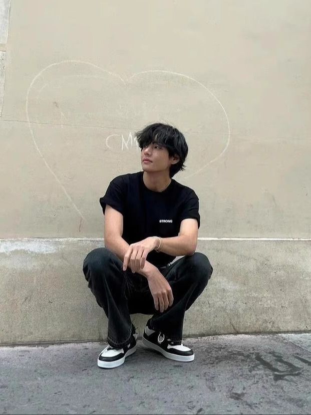 BTS MERCH V T-SHIRT 100% COTTON